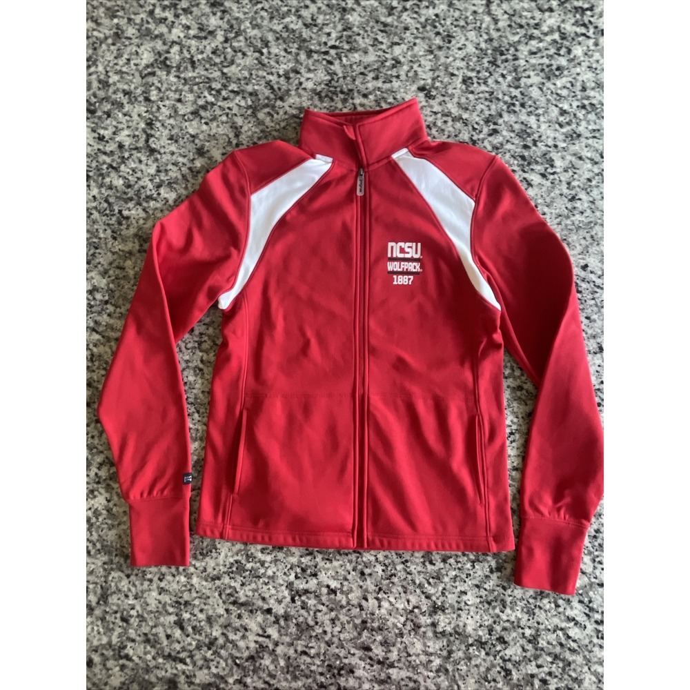 Jansport North Carolina State Wolfpack Mock Turtle Neck Zip Up Jacket Medium G77